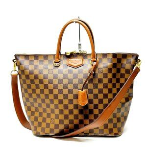 Louis Vuitton LV Tote Bag Belmont brown Damier 795-083025